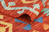 Sangat Malaya Red/Blue Rug, 6'3" x 9'9"