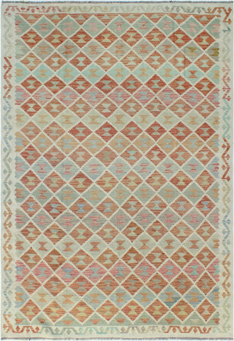 Sangat Neeshaat Red/Brown Rug, 6'9" x 10'0"