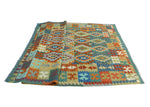 Sangat Monty Green/Rust Rug, 6'8" x 9'11"