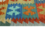 Sangat Monty Green/Rust Rug, 6'8" x 9'11"