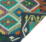 Sangat Mojeeb Blue/Green Rug, 3'10" x 5'10"