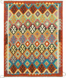 Sangat Tanner Red/Beige Rug, 4'8" x 6'7"