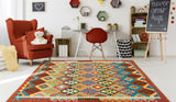 Sangat Tanner Red/Beige Rug, 4'8" x 6'7"