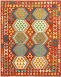 Sangat Omar Red/Ivory Rug, 5'8" x 7'11"