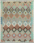 Sangat Nazhin Rust/Ivory Rug, 5'0" x 6'8"