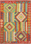 Sangat Val Red/Green Rug, 4'0" x 6'2"