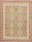 Sangat Zafirah Red/Ivory Rug, 4'2" x 6'1"