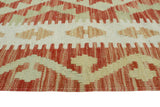 Sangat Zafirah Red/Ivory Rug, 4'2" x 6'1"