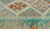 Sangat Sophie Red/Green Rug, 4'11" x 6'7"