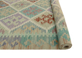 Sangat Sophie Red/Green Rug, 4'11" x 6'7"