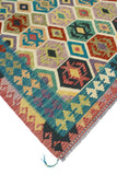 Sangat Lolita Red/Blue Rug, 5'10" x 8'1"