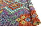 Sangat Tawil Red/Lt. Green Rug, 4'10" x 6'2"