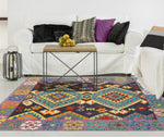 Sangat Vesile Charcoal/Purple Rug, 5'1" x 6'9"