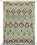 Sangat Muhaimin Rust/Ivory Rug, 4'9" x 6'7"