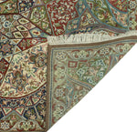 Wali Dannah Brown/Green Rug, 9'0" x 11'7"