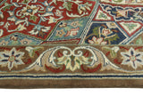 Wali Dannah Brown/Green Rug, 9'0" x 11'7"