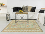 Sangat Moneera Grey/Beige Rug, 3'3" x 4'9"