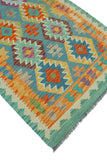 Sangat Radbert Blue/Orange Rug, 3'2" x 4'9"