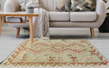 Sangat Adelola Brown/Ivory Rug, 3'6" x 4'10"