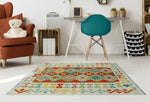 Sangat Lufti Red/Beige Rug, 3'3" x 4'11"