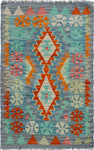 Sangat Stetson Grey/Rust Runner, 2'5" x 4'0"