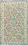 Sangat Terrell Blue/Ivory Rug, 2'7" x 4'4"