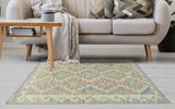 Sangat Terrell Blue/Ivory Rug, 2'7" x 4'4"