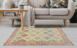 Sangat Ralph Rust/Ivory Rug, 2'7" x 3'11"