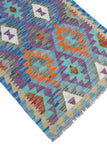 Sangat Nakisisa Blue/Beige Rug, 2'8" x 4'2"