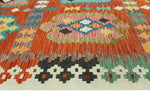 Sangat Omayma Red/Ivory Rug, 5'7" x 7'9"