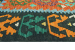 Sangat Shana Rust/Black Rug, 4'6" x 8'1"