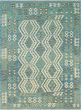 Sangat Morvarid Blue/Ivory Rug, 6'1" x 8'2"