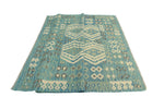 Sangat Morvarid Blue/Ivory Rug, 6'1" x 8'2"