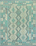 Sangat Ruth Lt. Blue/Ivory Rug, 5'10" x 7'10"