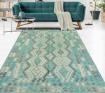 Sangat Ruth Lt. Blue/Ivory Rug, 5'10" x 7'10"