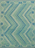 Sangat Lorena Lt. Green/Blue Rug, 5'8" x 8'0"