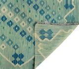 Sangat Lorena Lt. Green/Blue Rug, 5'8" x 8'0"