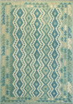 Sangat Nowa Blue/Ivory Rug, 5'9" x 8'2"