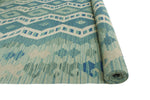 Sangat Nowa Blue/Ivory Rug, 5'9" x 8'2"