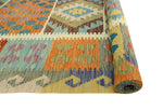 Sangat Mastoure Blue/Red Rug, 8'3" x 9'10"