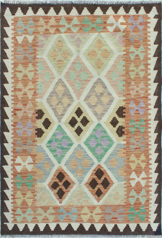 Sangat Yasmina Rust/Ivory Rug, 3'3" x 5'0"