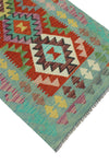 Sangat Yoseph Red/Lt. Green Rug, 2'7" x 4'2"