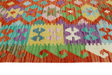 Sangat Melda Red/Turquoise Rug, 3'2" x 4'10"