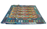 Sangat Said Red/Blue Rug, 6'8" x 9'10"