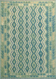 Sangat Udell Blue/Ivory Rug, 5'9" x 8'2"