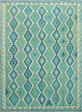 Sangat Tom Lt. Green/Ivory Rug, 5'9" x 8'0"