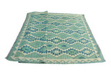 Sangat Tom Lt. Green/Ivory Rug, 5'9" x 8'0"