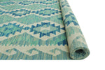 Sangat Tom Lt. Green/Ivory Rug, 5'9" x 8'0"