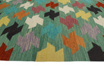 Winchester Elian Green/Ivory Rug, 6'9" x 9'10"