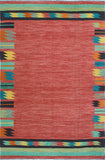 Winchester Mishael Red/Turquoise Rug, 6'6" x 9'11"